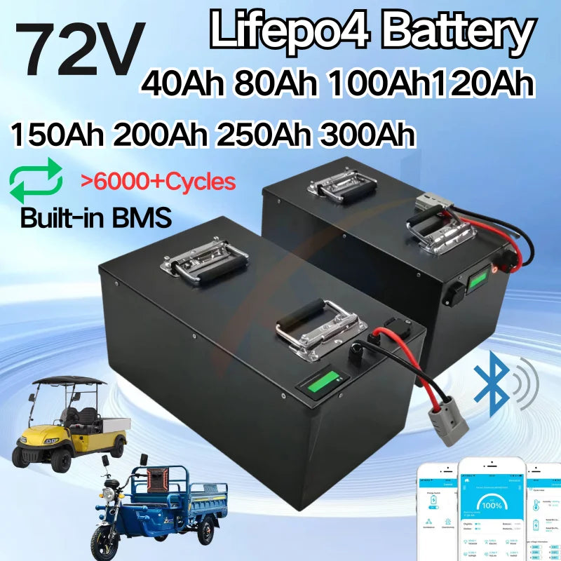 72V LiFePO4 Energy Storage Lithium Battery Pack