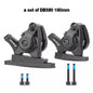 ZOOM DB580 Road Bike Line Pull Flat Mount Dual Piston Mechanie Disc Brake 140mm Disc Brake Caliper Ultralight Bike Accessories a set DB580 160mm