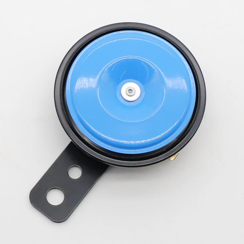 LVEE DL80 Color series Universal motorcycle Horn 12V 105db Waterproof Electric Moto bike Motor Scooter ATV UTV Golf Cart DL80-Blue Black