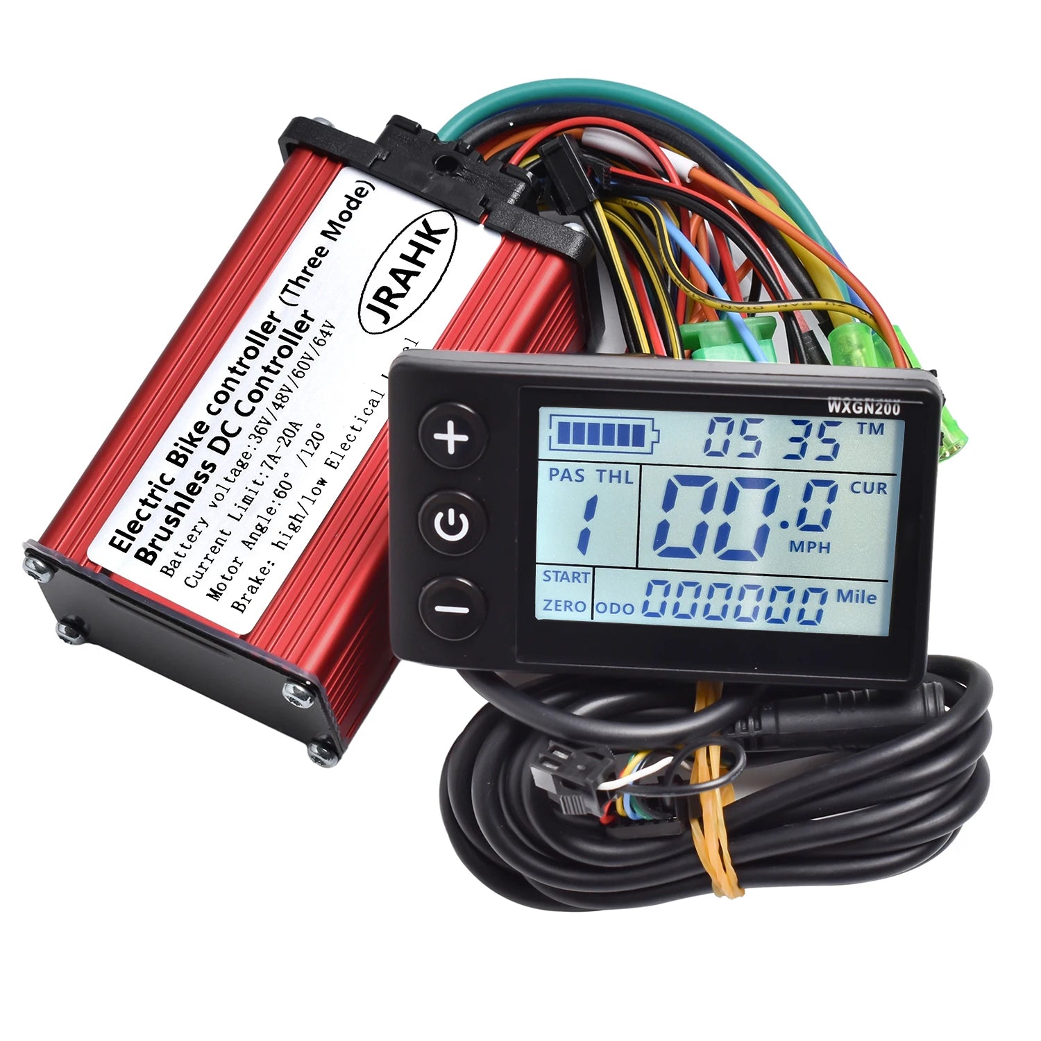 JRAHK 36V 350W S866 BLDC Controller Kit Electric Bicycle Controller 36V 7A-20A 48V 350W Electric Scooter Accelerator 60V