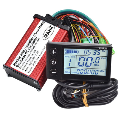 JRAHK 36V 350W S866 BLDC Controller Kit Electric Bicycle Controller 36V 7A-20A 48V 350W Electric Scooter Accelerator 60V