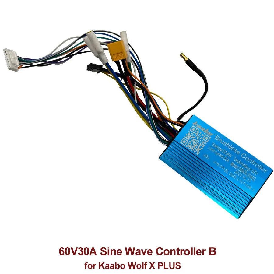 60V30A Sine Wave Controller Control Board for Kaabo Wolf Warrior X PLUS 10inch Electric Scooter Original Part Controller B
