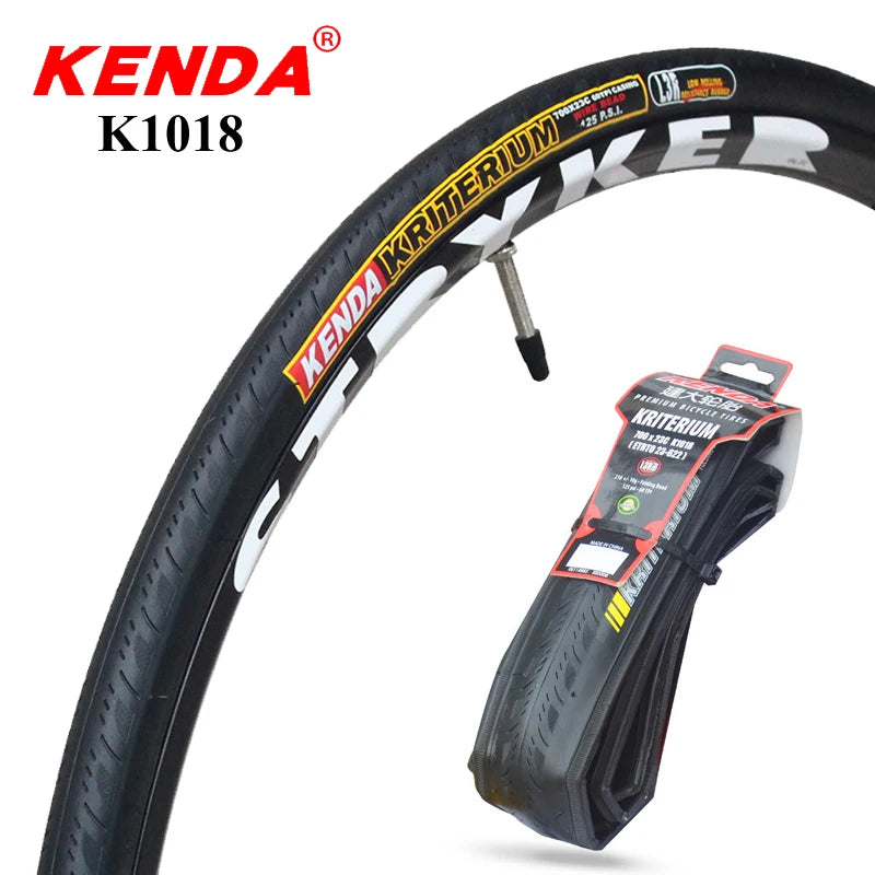 Kenda 60TPI Road Bike Tire - 700c Folding Puncture-Resistant Clinche