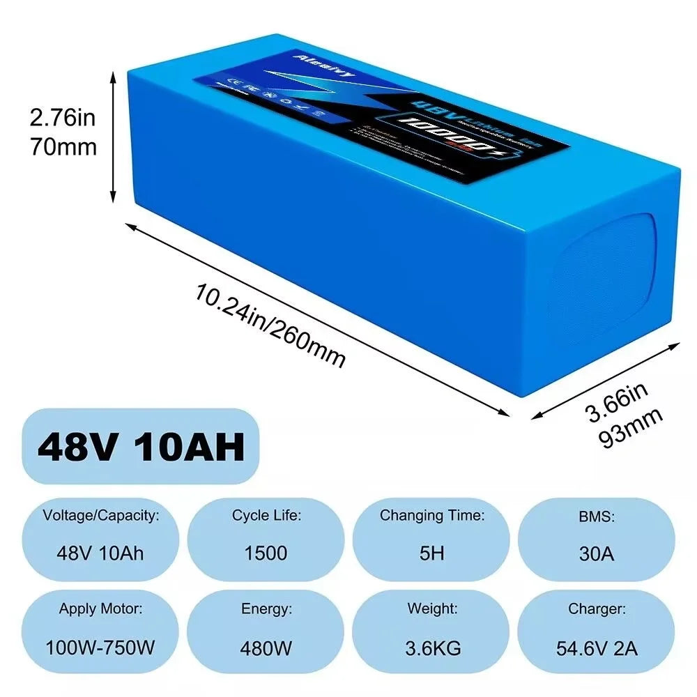48v-10Ah / United States