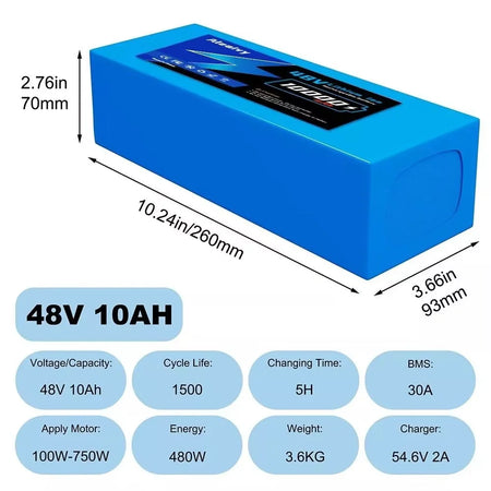 48v-10Ah / United States