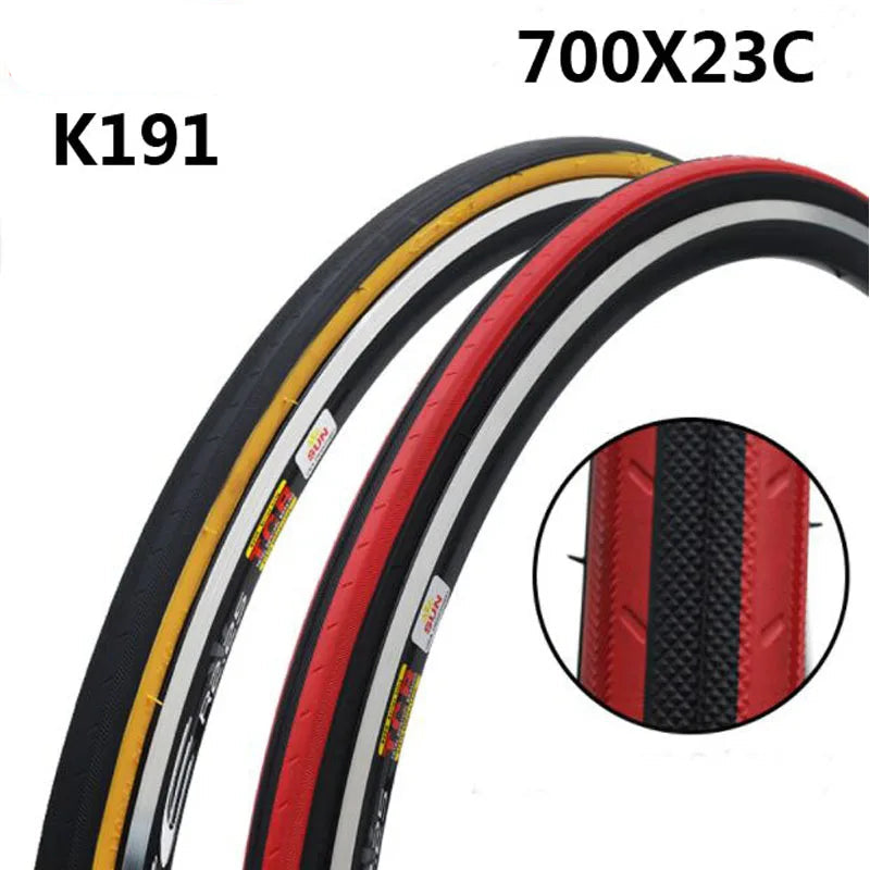 KENDA K191/K193 Bicycle Tire 700*23C/25C Road Bike tyre 700C cycling tyres pneu bicicleta maxxi parts 3 colors