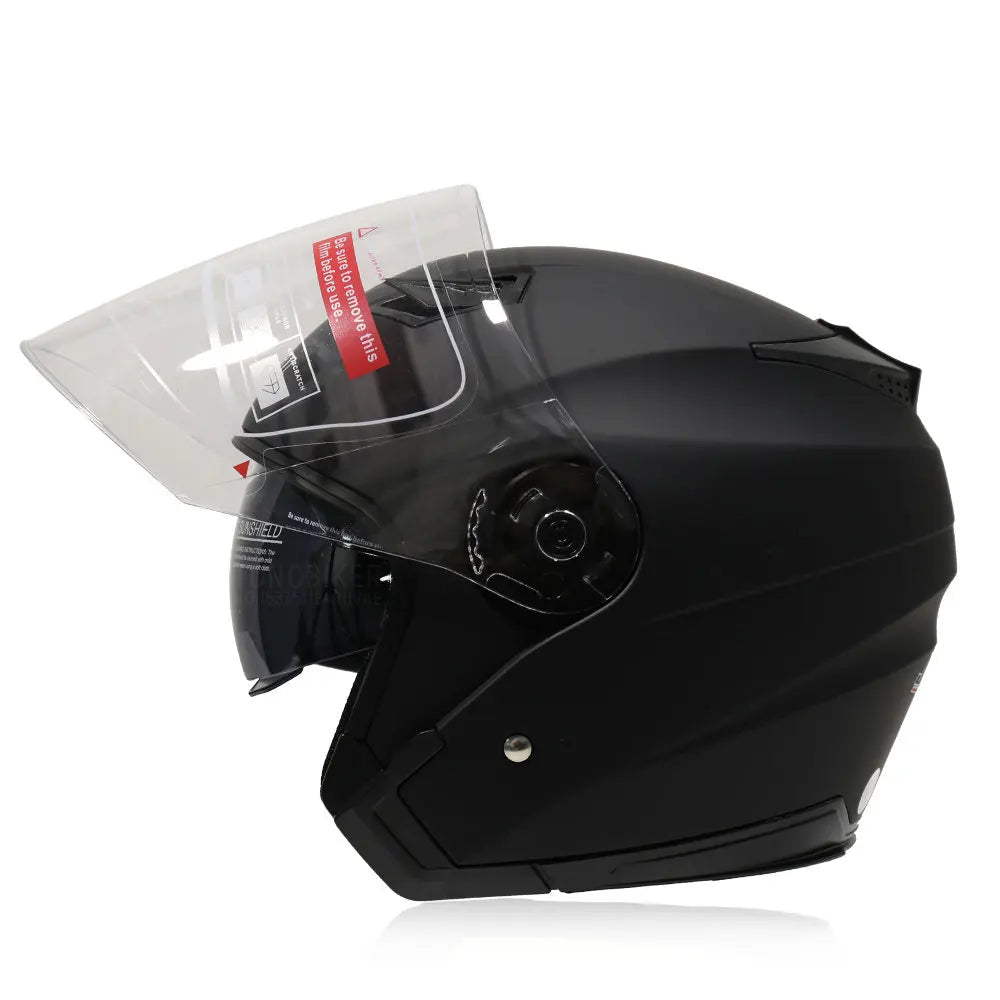 Motorcycle Dual Lens Vintage Helmets Four Seasons Racing Half Casque Helmet