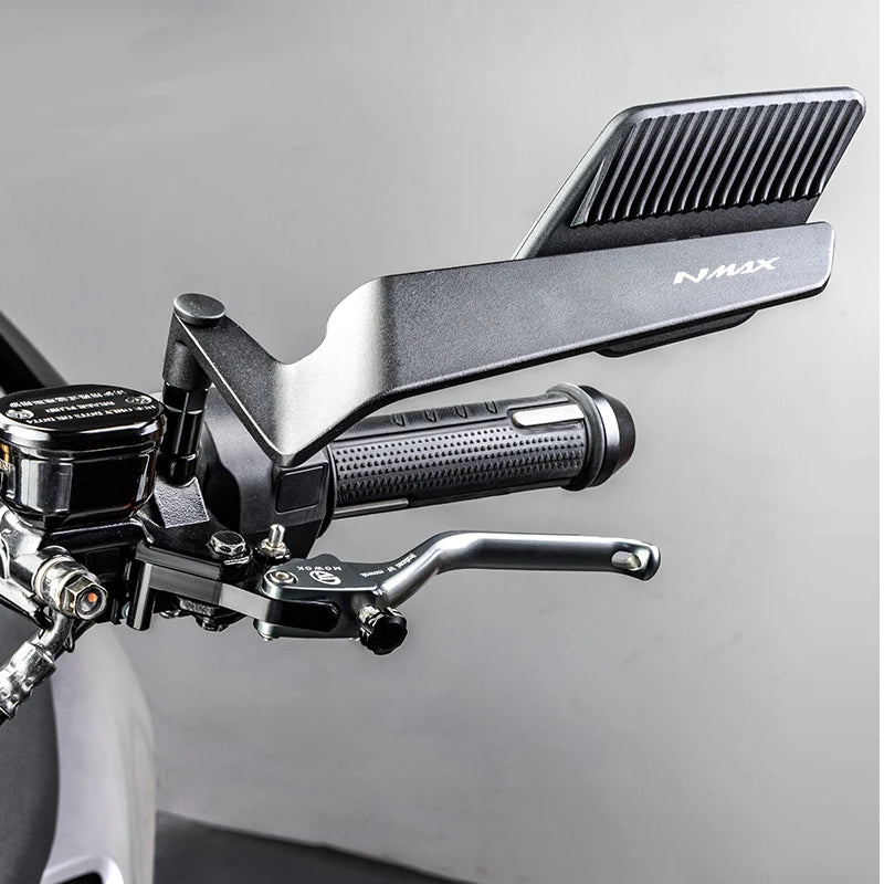 Motorcycle Folding Wind Wing Aluminum Alloy Side Rearview Mirror For YAMAHA NMAX VMAX TMAX NMAX155 NMAX150 NMAX125 NMAX Upgrade