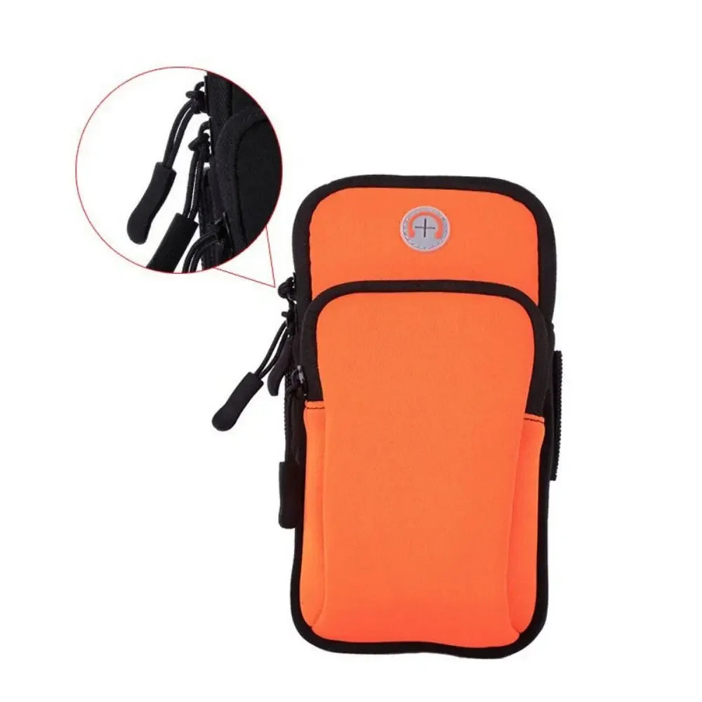 Sports Phone Arm Bag Outdoor Running Wrist Bag Small Shoulder Crossbody Bag Waterproof Fitness Arm Pouch Jogging Bag Sportwear A4