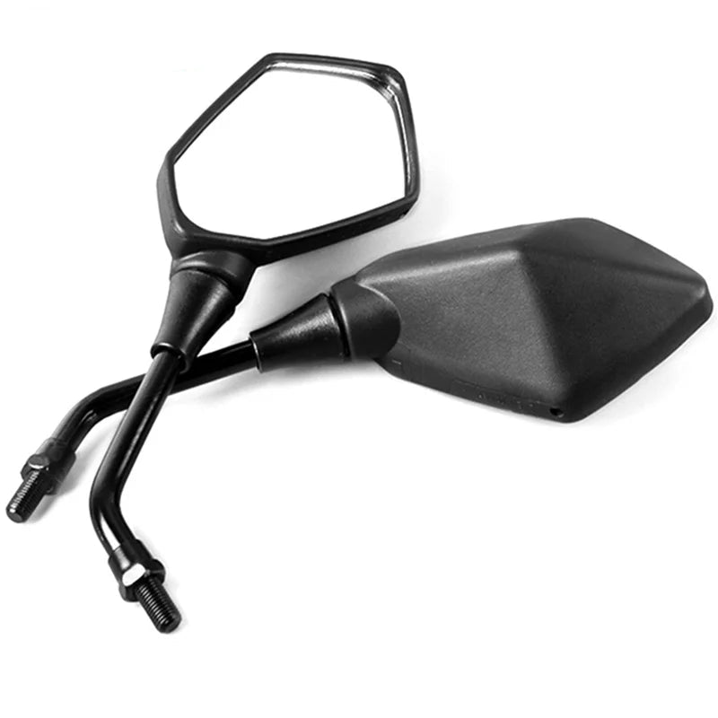Universial 8mm 10mm Motorcycle Mirror Scooter E-Bike Rearview Mirrors 2Pcs/Pair Electromobile Back Side Convex Mirror