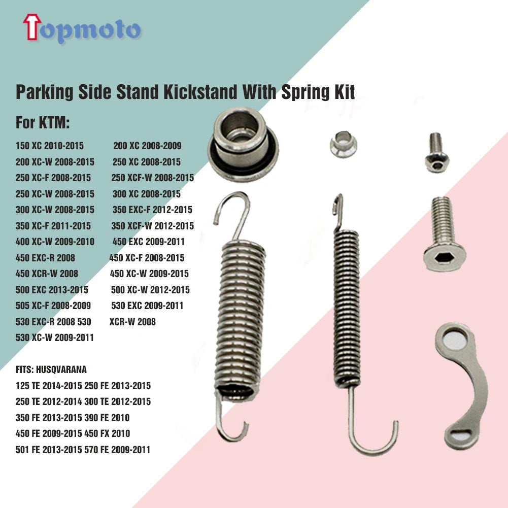 Motorcycle Parking Side Stand Kickstand For KTM 250 300 350 400 450 500 530 XC XCW XCF XCFW EXC EXC EXCF Six Days For Husqvarna