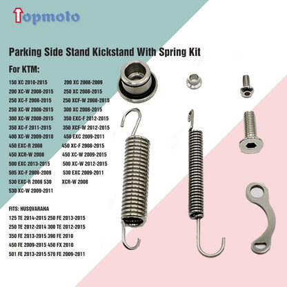 Motorcycle Parking Side Stand Kickstand For KTM 250 300 350 400 450 500 530 XC XCW XCF XCFW EXC EXC EXCF Six Days For Husqvarna