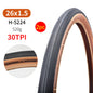 Chaoyang bicycle tire 24x1.5 26x1.5 road mountain bike tires gravel cycling wire type yellow edge ultralight 2pc CY 26x1.5 wire China