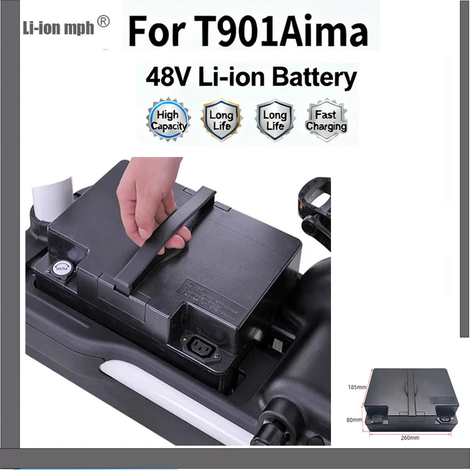 48V 18650 lithium-ion battery pack for Aima T901 foot pedal compartment