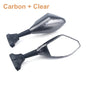Racing Rearview Mirrors With Turn Signals LED For Suzuki GSX250R GSXR125 GSXR150 GSXR600/750 GSX1300R Hayabusa Carbon-Clear CHINA