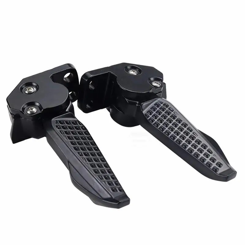 Motorcycle Bicycle Rear Passenger Foot Pedal Foot Rest Ped Foldable For Haojue USR 125 UFD VX USR UCR AFR 125 125cc