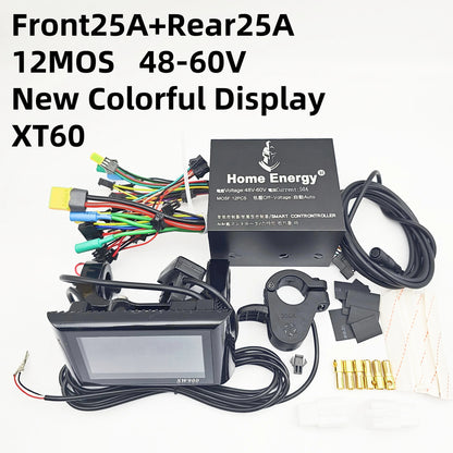 Home Energy SMART CONTROLLER for electric scooter Driver display Throttle LCD 48V 60V 72V 50A 90A 120A 160A 50A new display