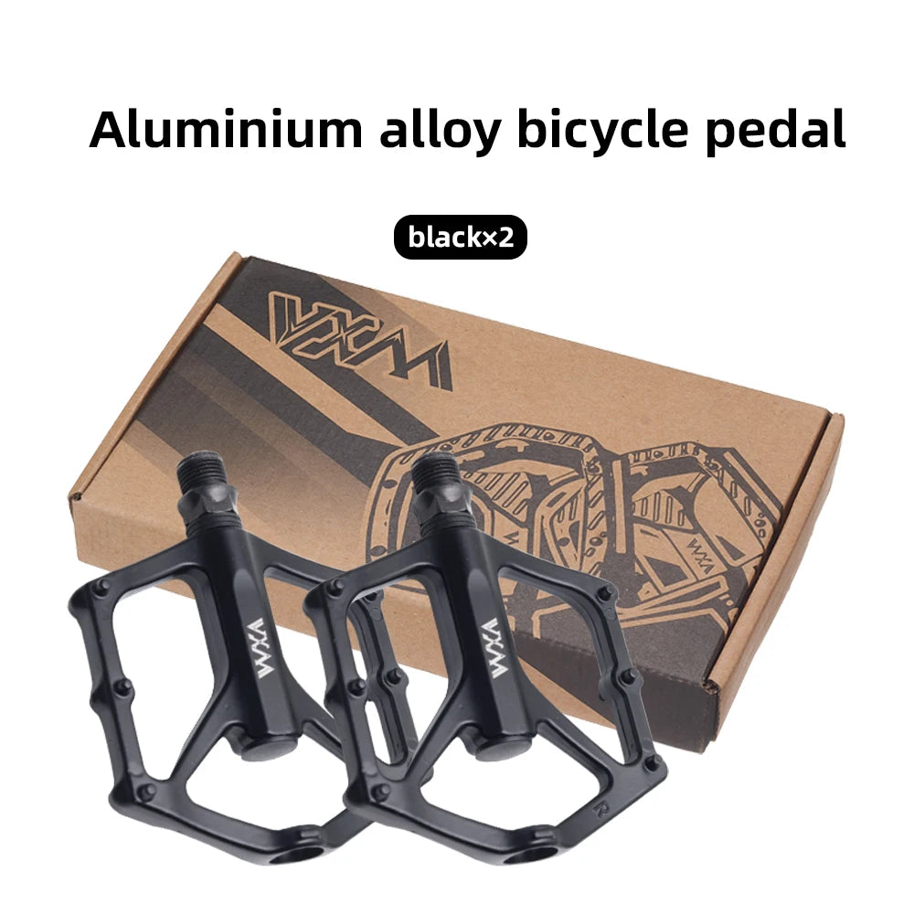 VXM Bicycle Ultralight Seal Bearings Pedals Cycling Aluminum Alloy Road MTB Bike Pedals Flat Platform Cycling Parts Accessories