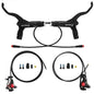 ZOOM Bicycle Hydraulic Disc Brake Set 2 Piston Oil Pressure MTB Brake 1100/1850mm Disc Brake for E-Bike Scooter Mtb Folding Bike FRONT-REAR