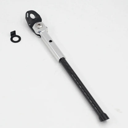 P line T line Kickstand for Brompton Folding Bicycle Special Carbon Fiber Foot Support Kickstand carbon silver