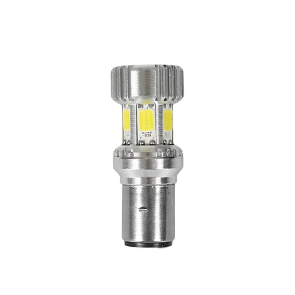 Universal 1Pc H4 BA20D Motorcycle LED Headlight Motorcycle Scooter Light Super Bright Light lamp Moto DRL Lights Aluminium Alloy