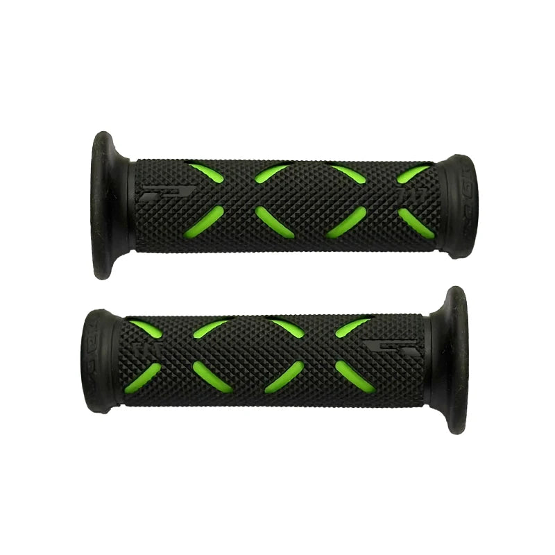 22MM Universal Motorcycle Handlebar Motorbike Grips Rubber Modification Accessories Moto Handles For Honda Suzuki Ducati Benelli Green