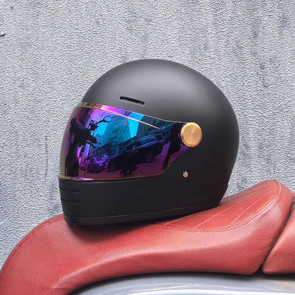 Full face motorcycle helmet - Classic design, suitable for both men and women, with safety protection certified by DOT 2 China