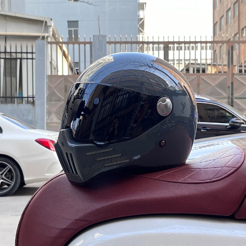 DOT Motorcross Motorcycle Vintage Helmet Moto Racing Ride Full Face Helmet 11