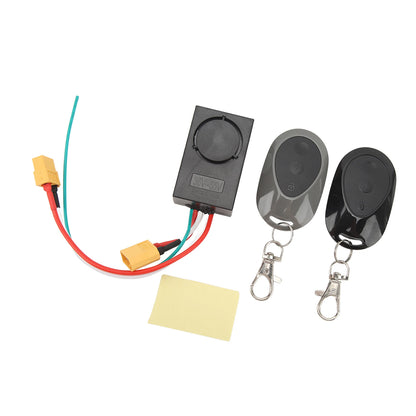 115dB Anti Theft Alarm for NINEBOT MAX G30 Electric Scooter Electric Bike Alarm with 2 Remote Control for 36‑55V XT60 Interface