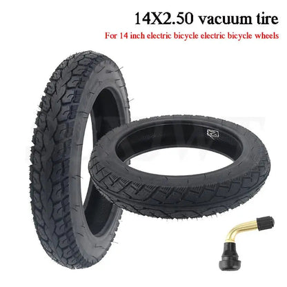 14x2.50 (64-254)Tubeless Tires Pneumatic Wheel Tire For 14 inch Electric Scooter Bicycle Bike Wheels Tyre