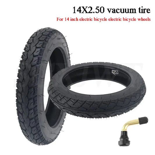 14x2.50 (64-254)Tubeless Tires Pneumatic Wheel Tire For 14 inch Electric Scooter Bicycle Bike Wheels Tyre