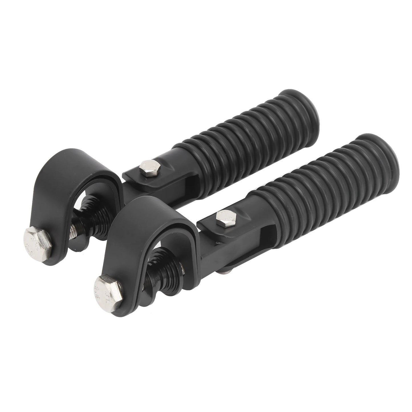 Engine Guard Footpegs - Motorcycle Foot Rest for 1in Engine Crash Bar