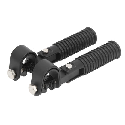 Engine Guard Footpegs - Motorcycle Foot Rest for 1in Engine Crash Bar