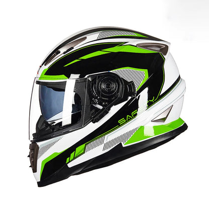 Double Lens Helmet Full Face Motorcycle Casque Dot Ece Approved Racing Vintage Scorpion Helmet 2 China