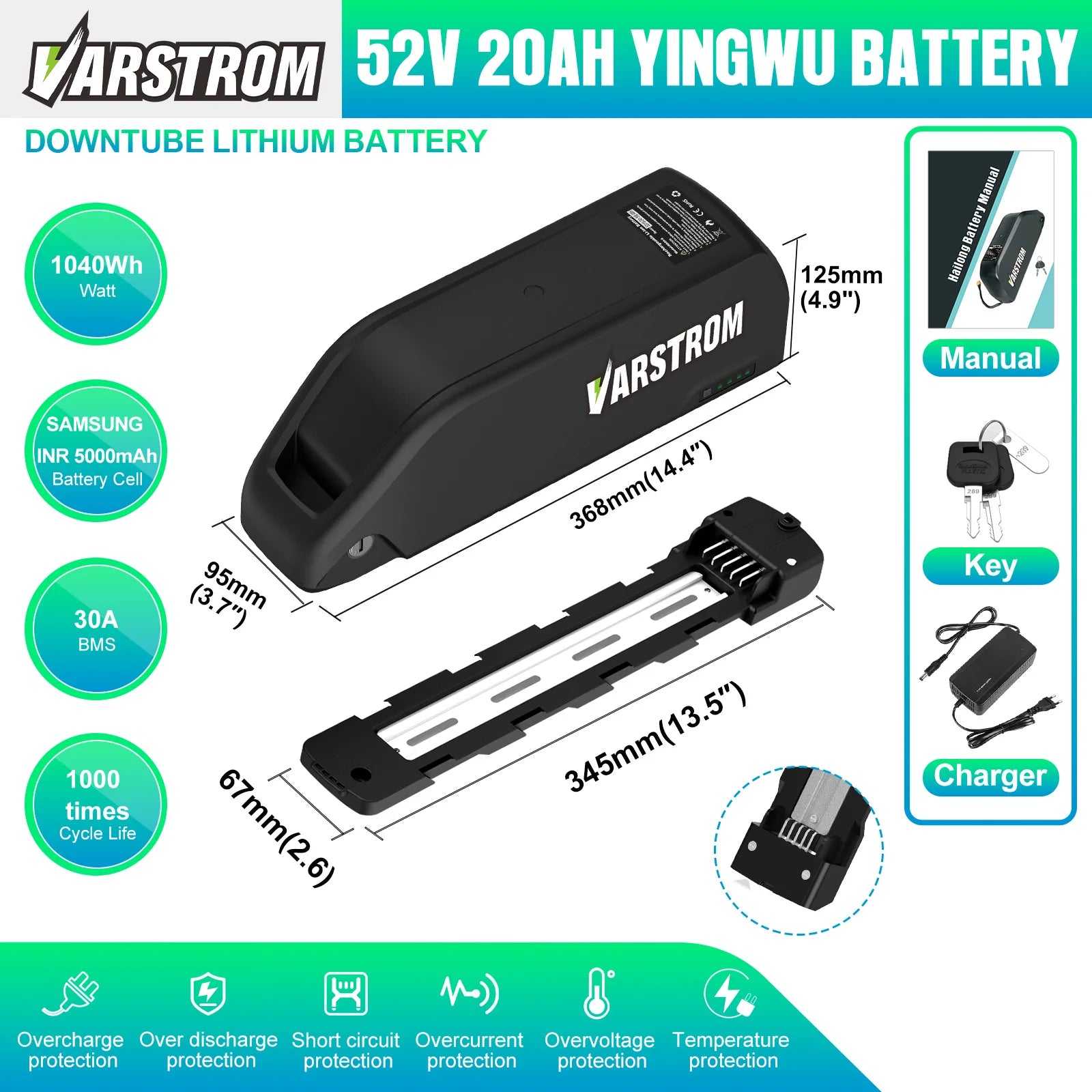 52V 20Ah Yingwu Sa-m