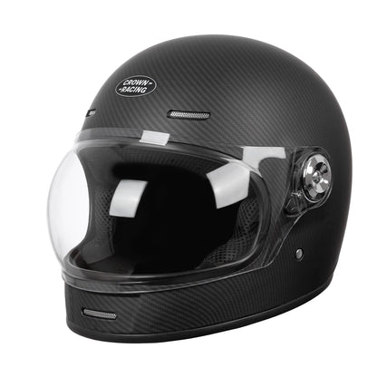 Retro-style helmet suitable for both men and women a cool and personalized motorcycle