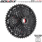 GOLDIX Black MTB Cassette 8/9/10/11/12 Speed 40/42/46/50T K7 Bicycle Freewheel Sprocket