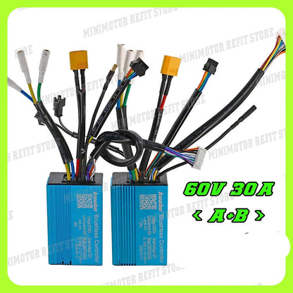 60V 30A sine wave main controller Control Board for Kaabo Wolf Warrior X PLUS 10inch Electric Scooter Original Part