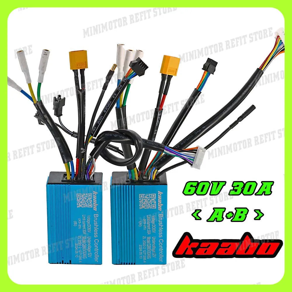 60V 30A sine wave main controller Control Board for Kaabo Wolf Warrior X PLUS 10inch Electric Scooter Original Part