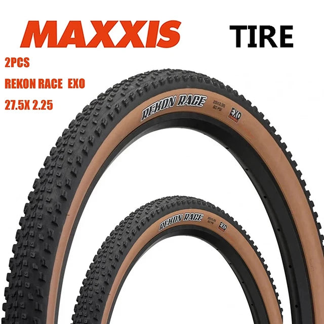 2PCS MAXXIS 29 MTB Bicycle Tire 27.5x2.25 29x2.25 REKON RACE EXO Tires Anti Puncture Tyre MAXXIS MTB Bike Off-road Downhill Tire 2PCS 27.5X 2.25 Y Wire China