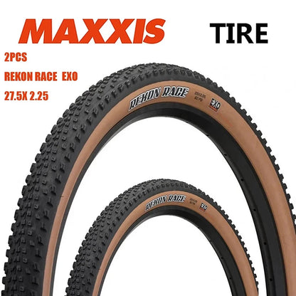 2PCS MAXXIS 29 MTB Bicycle Tire 27.5x2.25 29x2.25 REKON RACE EXO Tires Anti Puncture Tyre MAXXIS MTB Bike Off-road Downhill Tire 2PCS 27.5X 2.25 Y Wire China