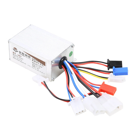 24V 250W E-Bike Scooter Brush Motor Controller for Electric Bicycle Accessories