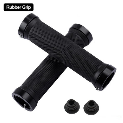 Bicycle Grips BMX Bike Handbar Grips Rubber Bilateral Lock Mountain MTB Bikes Handlebar Grips Non-slip Cycling Bike Accessories 1