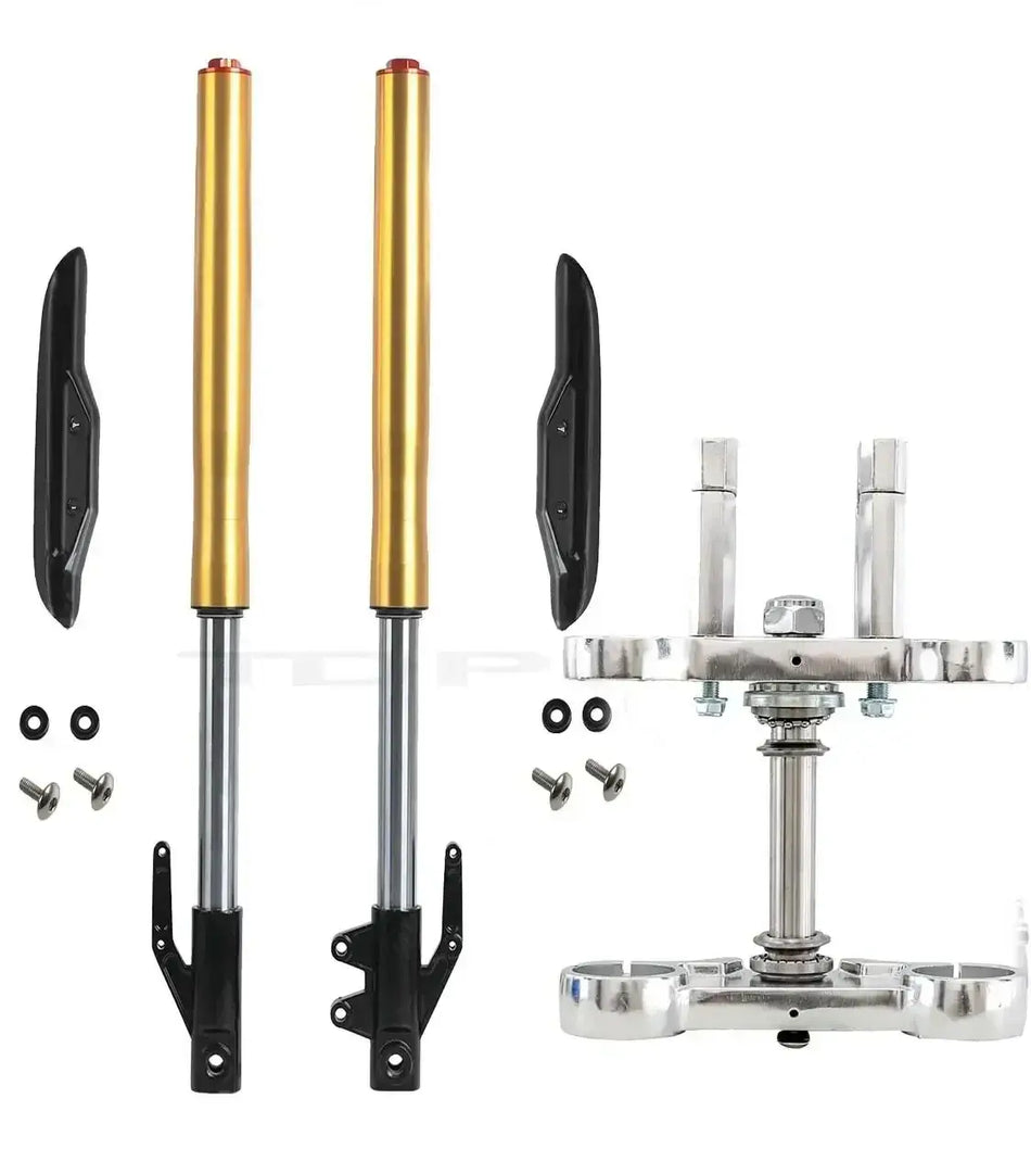TDRPO Not a Whole Kit 630mm 25" Motorcycle Front Forks Shock For CRF50 CRF70 Apollo SSR Pit Dirt Bike 110CC 125CC 140CC