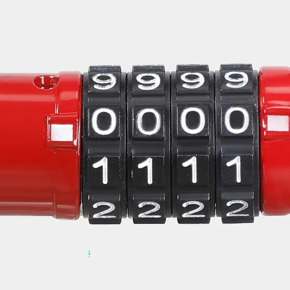 Useful 4 Digit Code Bicycle Security Lock U Shape Anti Theft Bicycle Lock Password Lock Bicycle Lock for Outdoor Riding Suppies