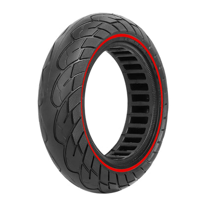 10X2.5 Tubeless Tires 60/70-6.5 Solid Tire for Ninebot Max G30 Electric Scooter 10inch Explosion-Proof Hollow Honeycomb Tyre Red China