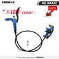 TANKE MTB Bike Hydraulic Disc Brake Set 160mm Rotors Oil Calliper Plate Front Rear Mountain Bicycle Blue-LF China