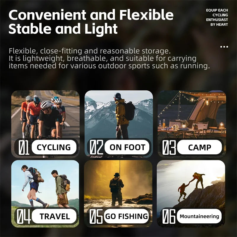 WEST BIKING 7L Cycling Backpack Bicycle Bags Outdoor Sport Climbing Hiking MTB Road Bike Hydration Backpack Men Women Bag