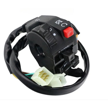 Motorcycle Electric Start Switch Horn Turn Signals Indicator Switch Far Near Light Button For ATV Etc