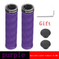 MOTSUV Bicycle Grips MTB Handbar Grip Rubber Non-slip Lock Ring Cycling Anti Slip and Shockproof Mountain Bike Accessory NEW HOT purple